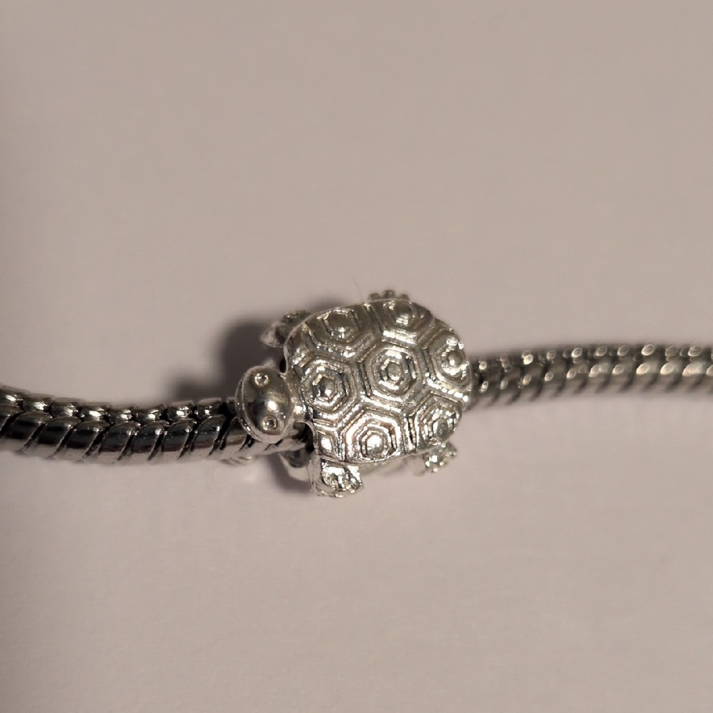 Silver‎ Turtle Charm for Pandora Style Bracelet